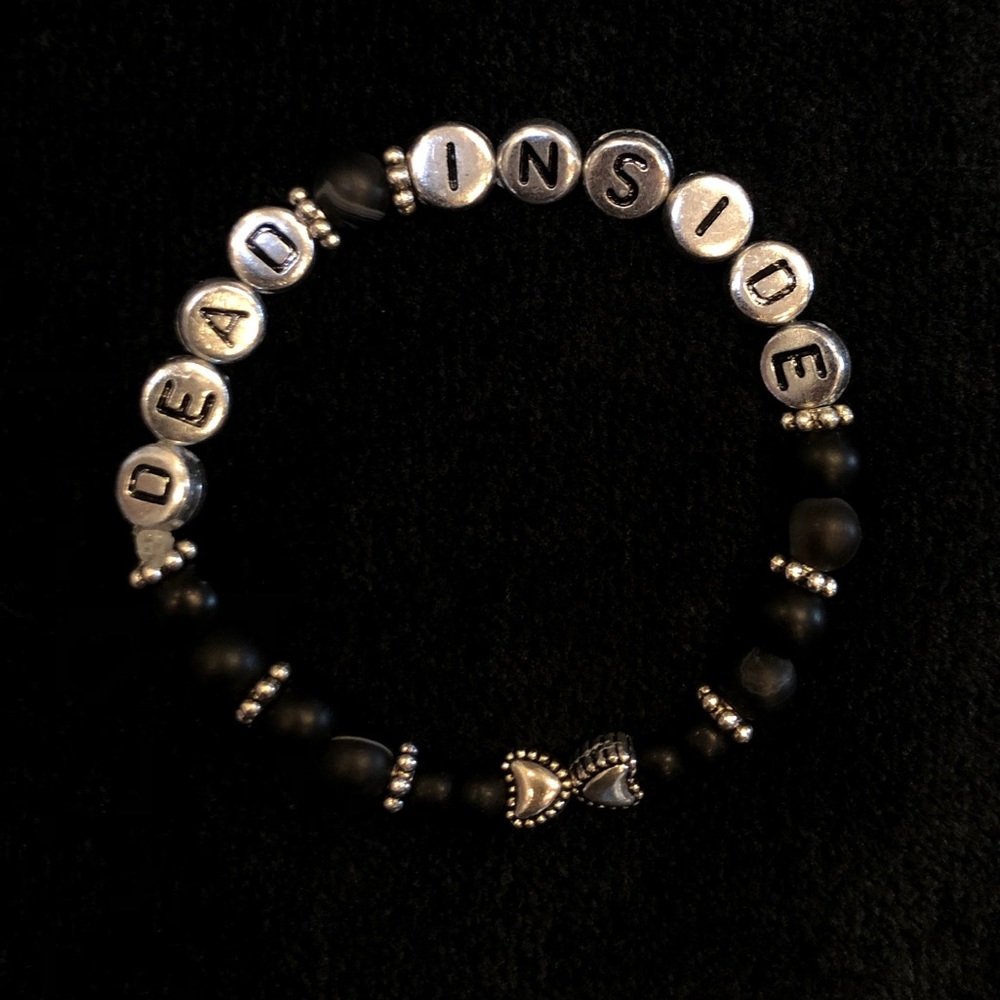 DEAD INSIDE Stretchy Bracelet